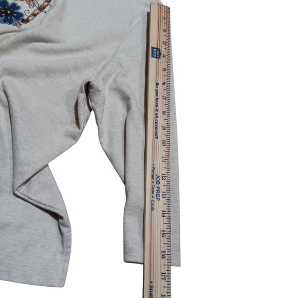 ALFRED DUNNER WOMEN'S SIZE LARGE PETIT FLOWER PRINT PULLOVER BLOUSE. - Picture 4 of 6